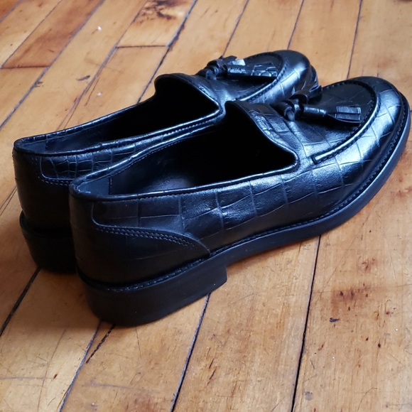 Leonardo Principi Loafers in Black Crocodile - Picture 6 of 9